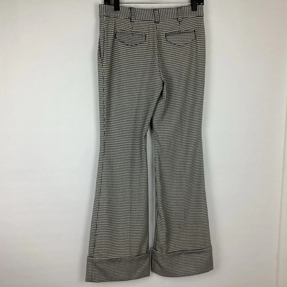 Maeve By Anthropologie Houndstooth Cuff Pants Size 0P - Picture 4 of 7